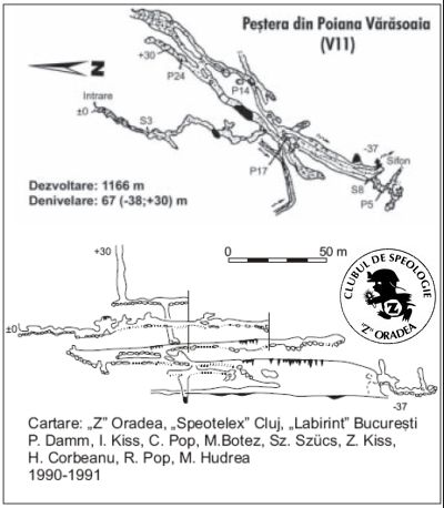 Map of V11, S.C. Z Oradea