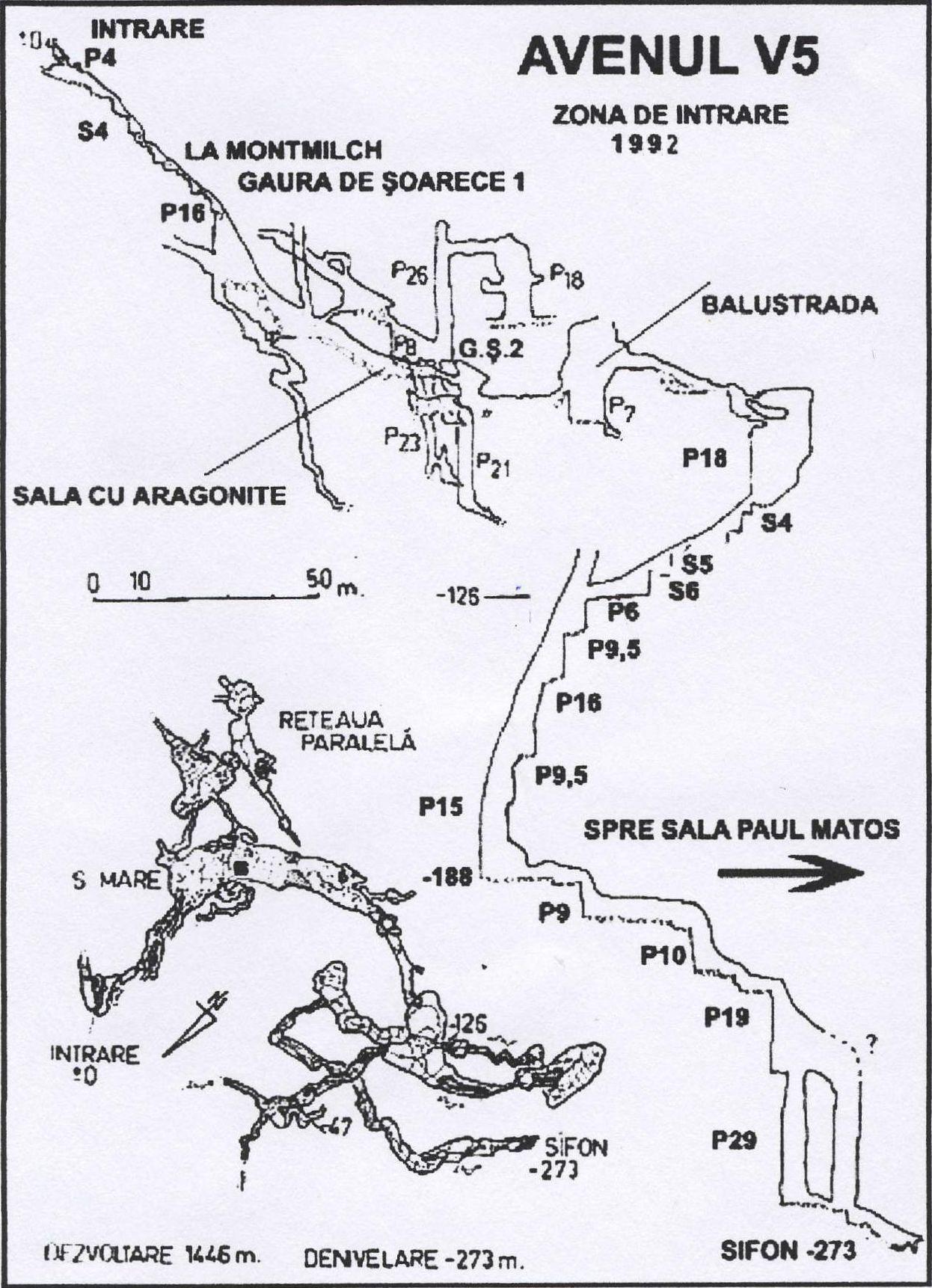 Avenul V5 n 1992 - Seciune